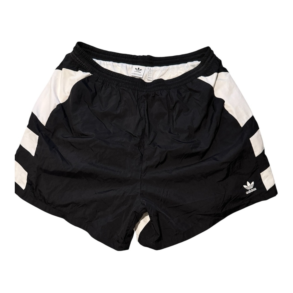 Adidas Black and White Sports Shorts